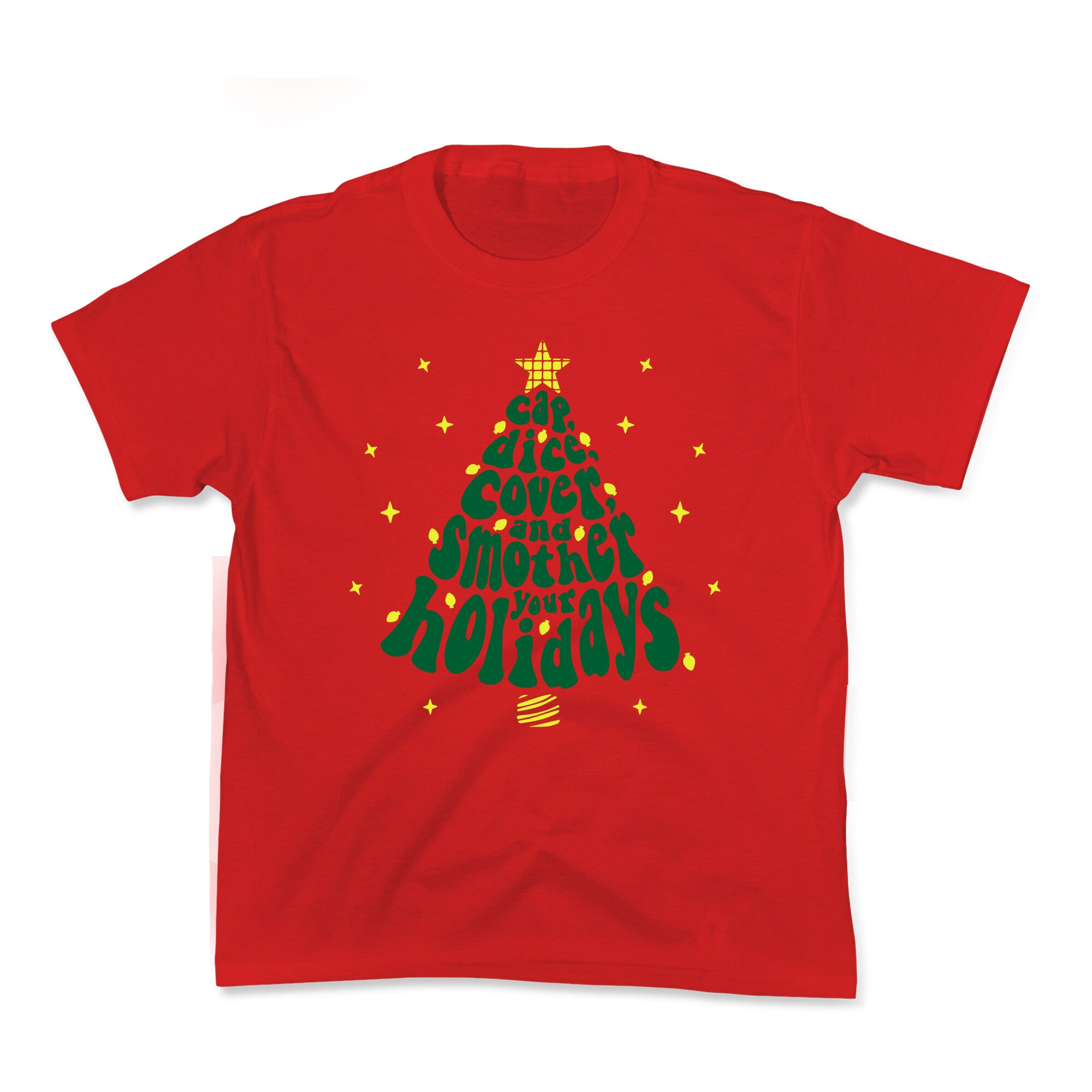 Waffle House Christmas Kids Tee